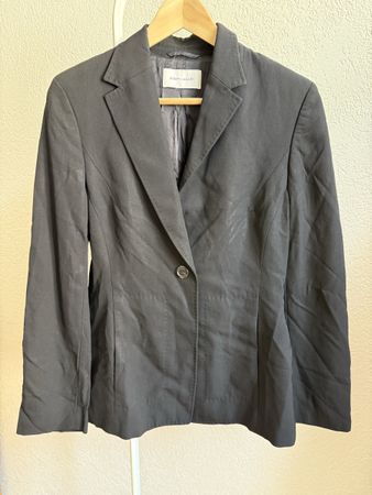 Blazer vintage noir laine Joseph Januard, t.34/XS