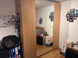 Ikea PAX-Kleiderschrank mit Spiegeltüren