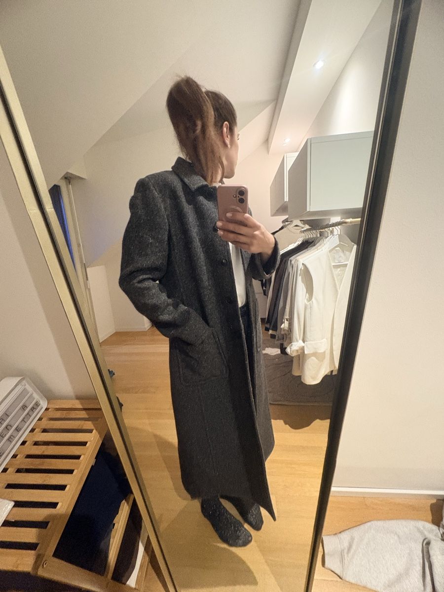 Zara Cappotti: Manteau laine long gris – Nuovo (secondo la descrizione) da Chardonne venduto da any_yq5q 1