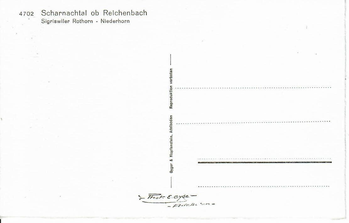 Cartoline postali: Scharnachtal ob Reichenbach – Usato da Hochdorf venduto da Ziegel-16 1
