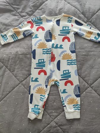 Strampler NEXT BABY 92cm/1.5-2 Jahre maritimer Druck