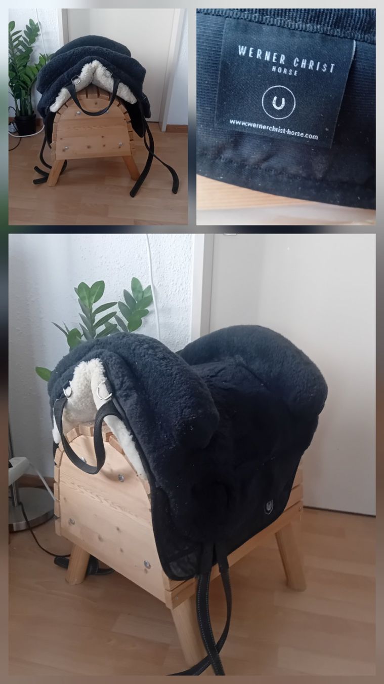 Christ Selle & Accessori: Gepflegte Lammfellsattel von Christ – Usato da Amriswil venduto da Landherzli
