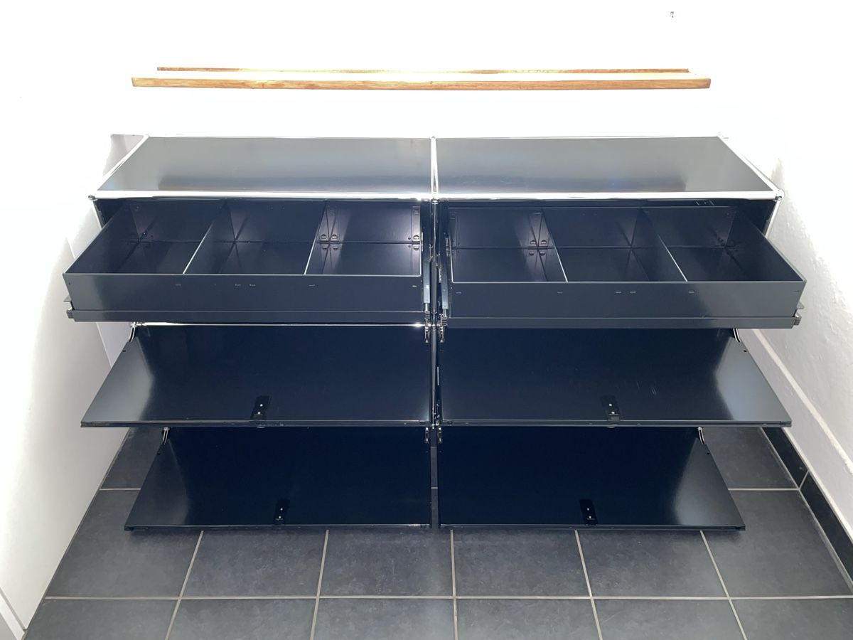 USM Scaffali: USM Haller Sideboard 2x2 (mit Schubladen) – Usato da Biel/Bienne venduto da juliebazzini 1