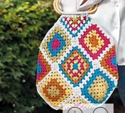 Borse da donna: Tasche /// gehäkelte Tasche mit Bambusgriffen – Nuovo (secondo la descrizione) da Brittnau venduto da Zofigerin