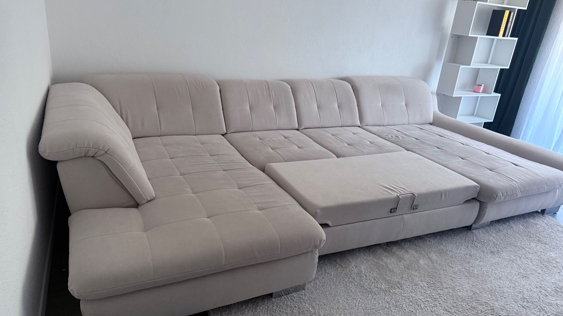 Divani: Sofa beige mit Bettfunktion (Wohnlandschaft) – Usato da Schaffhausen venduto da arb_yzv2 4