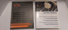 Manuel Harley-Davidson factory, lot de 4 manuels