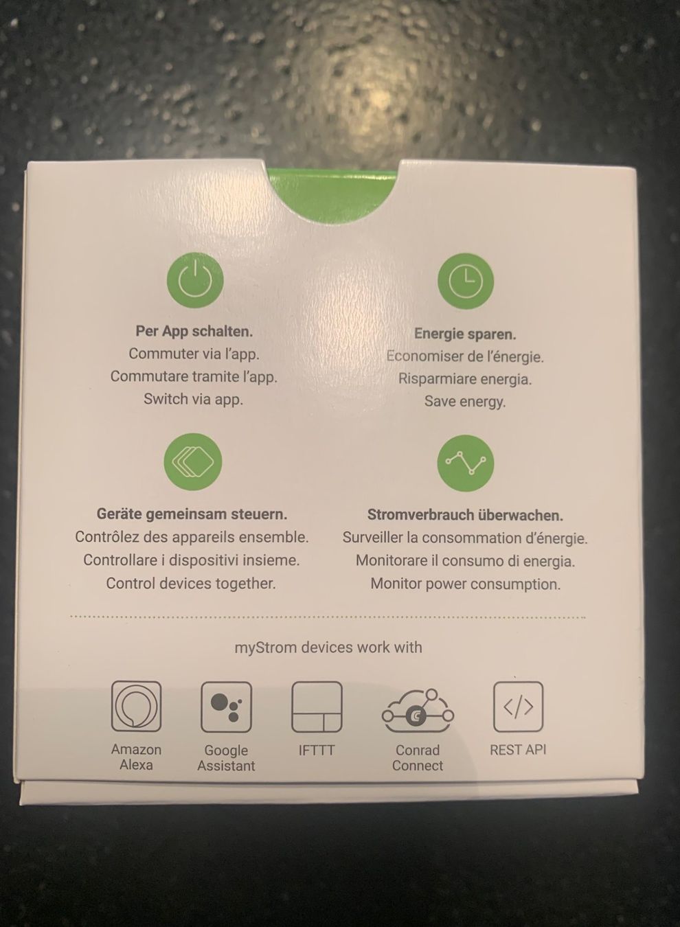 Steuerung: Prise Switch Wifi Mystrom – Neu und originalverpackt aus Les Breuleux von Jboju 2
