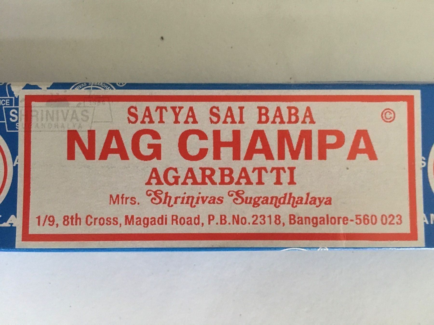 Candele: Orginal Nag Champa Räucherstäbchen – Nuovo e nell'imballaggio originale da Fislisbach venduto da Eye-Arts 1