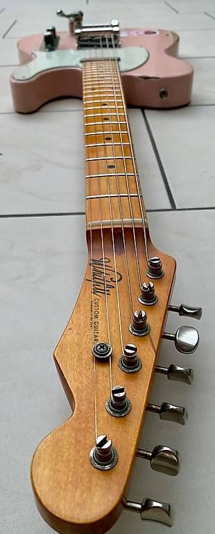 Strumenti musicali: Whitfill Custom Tele, Shell Pink, heavy relic – Usato da Wettingen venduto da Molmart 1