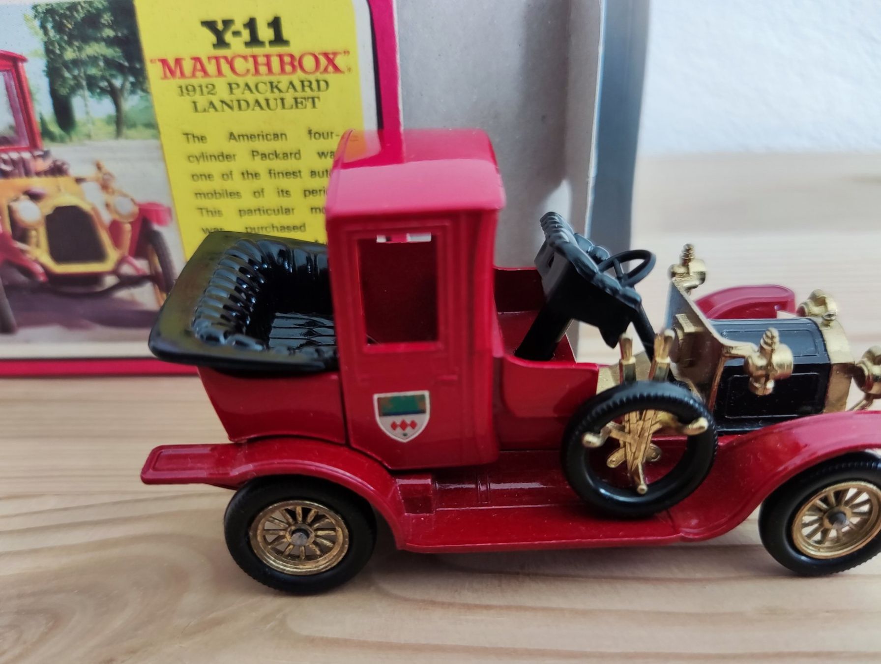 Matchbox Modellini d'auto: Y-11 MATCHBOX 1912 PACKARD LANDAULET – Usato da Chur venduto da Nisami 9