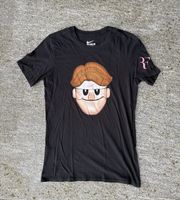 Roger Federer T-Shirt Grösse S Emoji