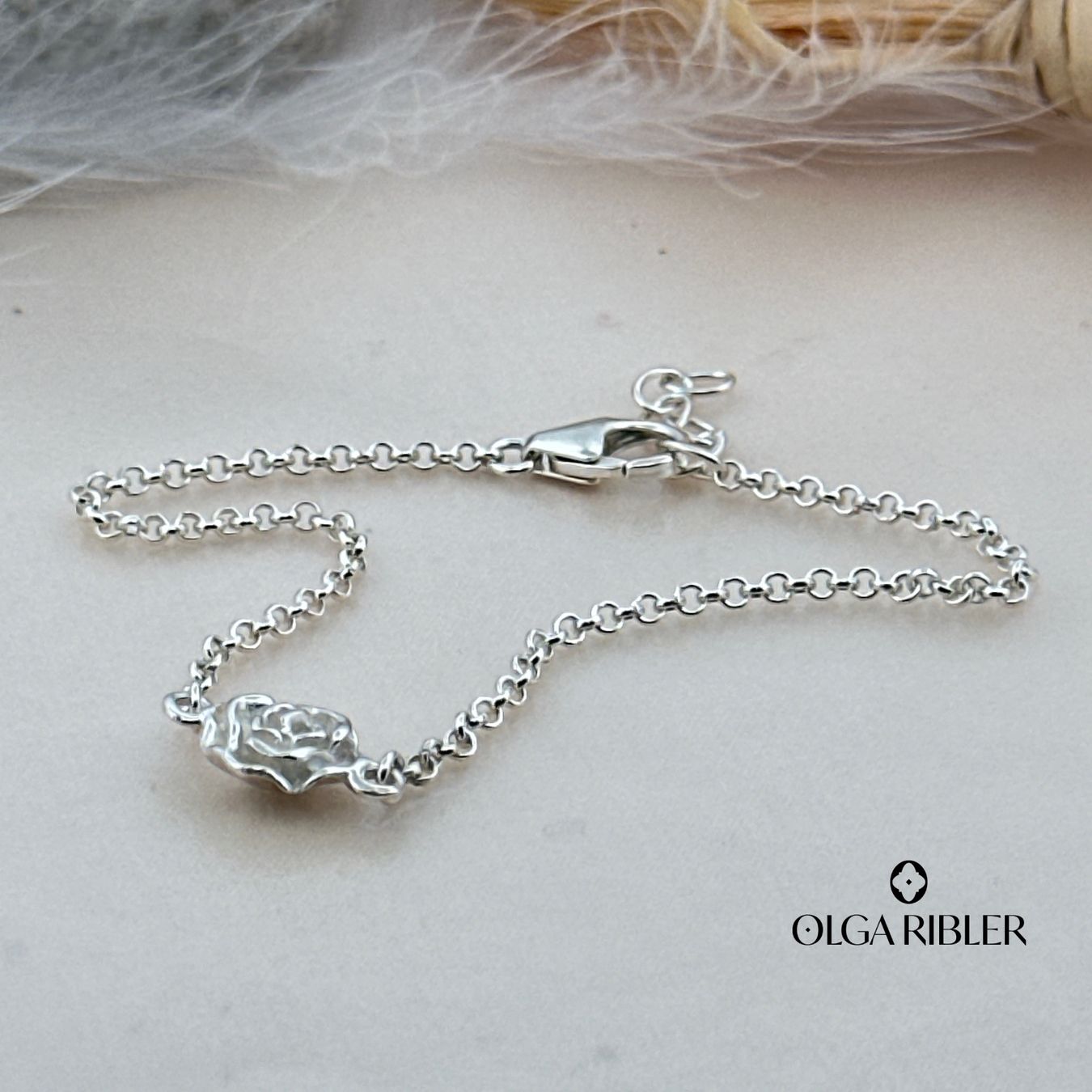 Olga Ribler Bracciali & Braccialetti: Silberarmkette 925er – Nuovo (secondo la descrizione) da Luzern venduto da MonikaS03 2