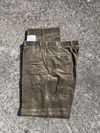 Herren Manchesterhose Gr. 48, Braun, Vintage Stil