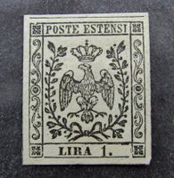 Briefmarke Altitalien Modena 1852 ungebraucht