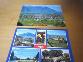 Schöne Postkarte AIGLE