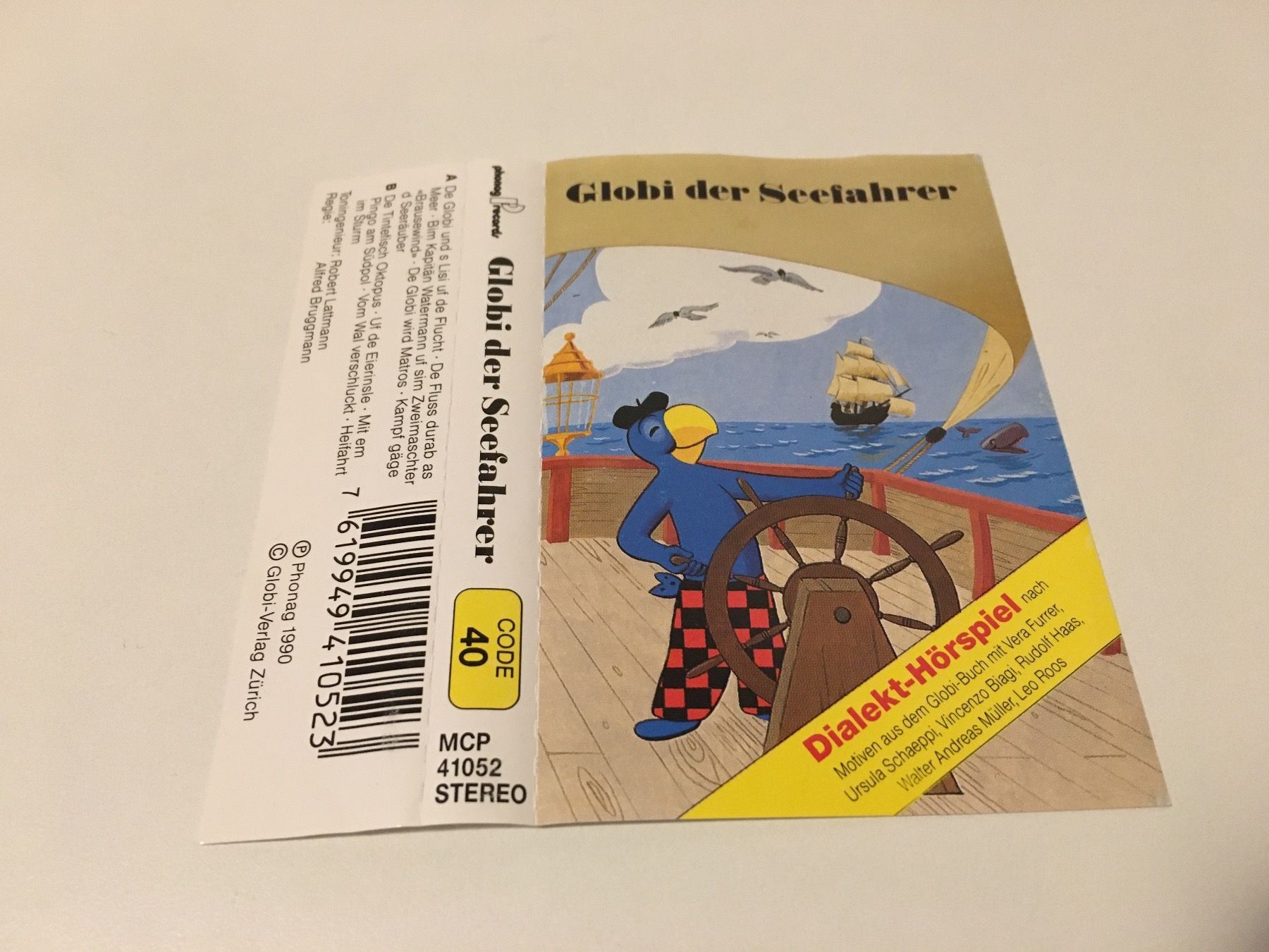 Musicassette: Globi der Seefahrer  - Phonag - 1990 – Usato da Andwil SG venduto da Rainboli 6