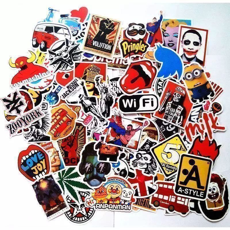 Sticker: 200 Sticker Aufkleber gemischt – Nuovo e nell'imballaggio originale da Winterthur venduto da Neilpryde01 1
