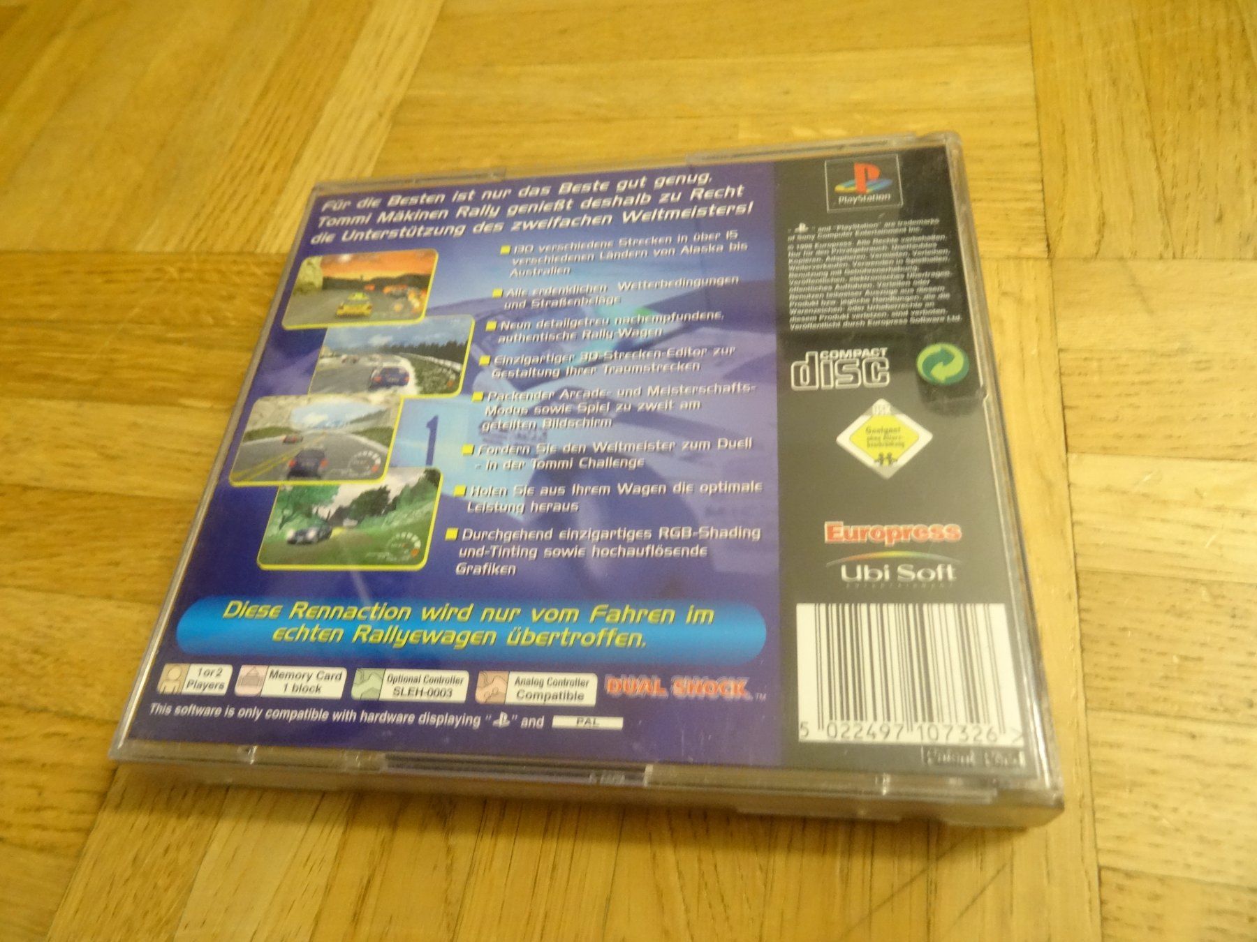 Sony Spiele: Tommi Mäkinen Rally PS1 – Gebraucht aus Olten von Disc-Ausverkauf 2