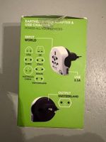 Q2 power Reiseadapter Welt auf Schweiz x2