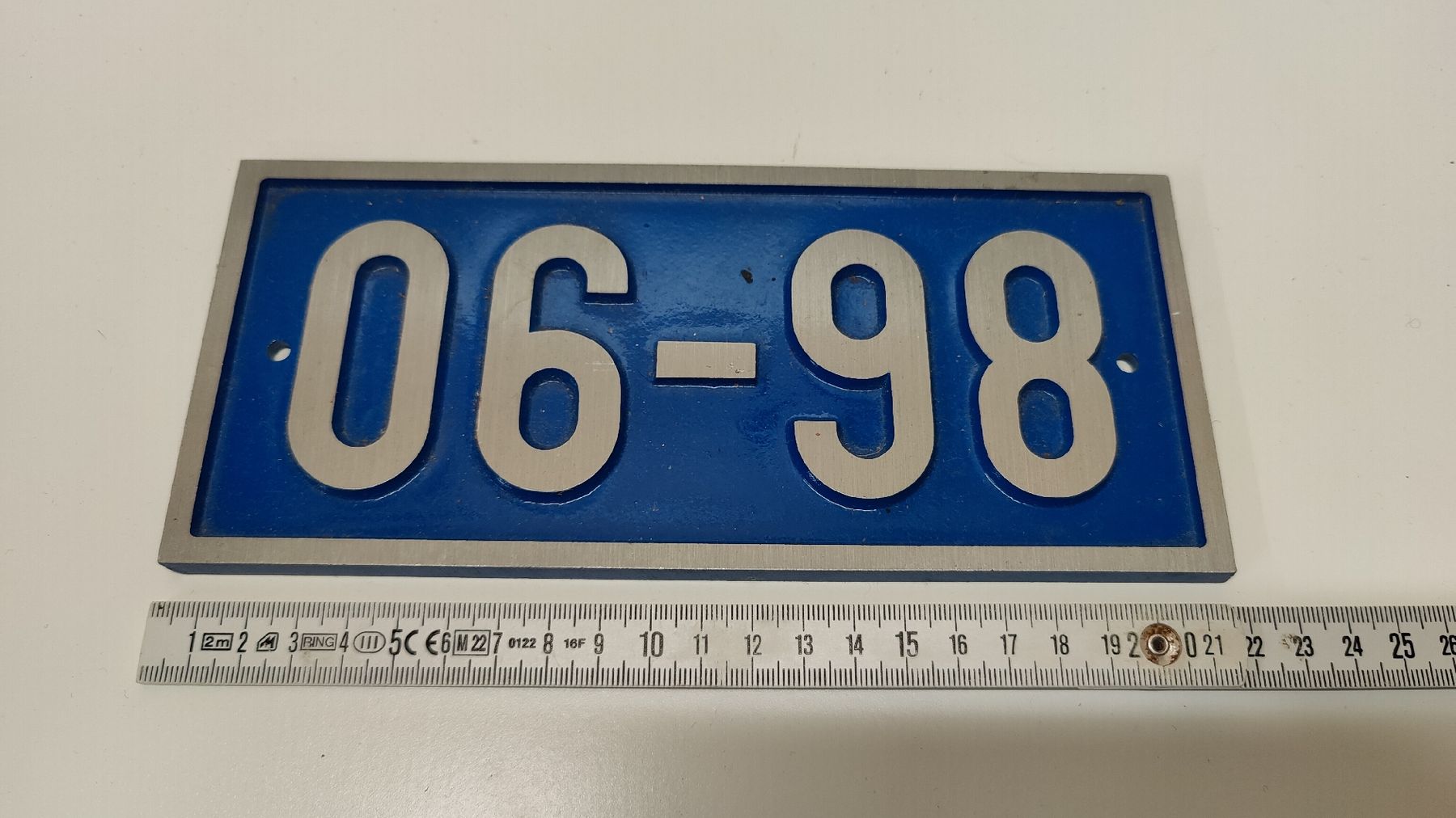 Insegne: Nummerschild Eisen Signal AG (L3) – Usato da Neuenhof venduto da SchnaeppliAllerlei 4