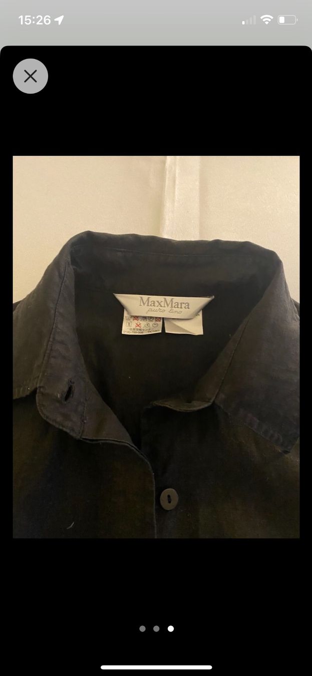 Max Mara Vestiti: Max Mara,Leinenkleid schwarz, Grösse 38 – Usato da Herrliberg venduto da spunggi 2