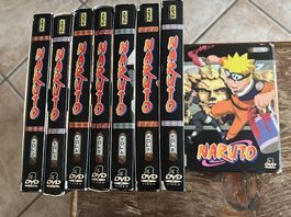 DVD du manga Naruto de la première édition. Les couvertures