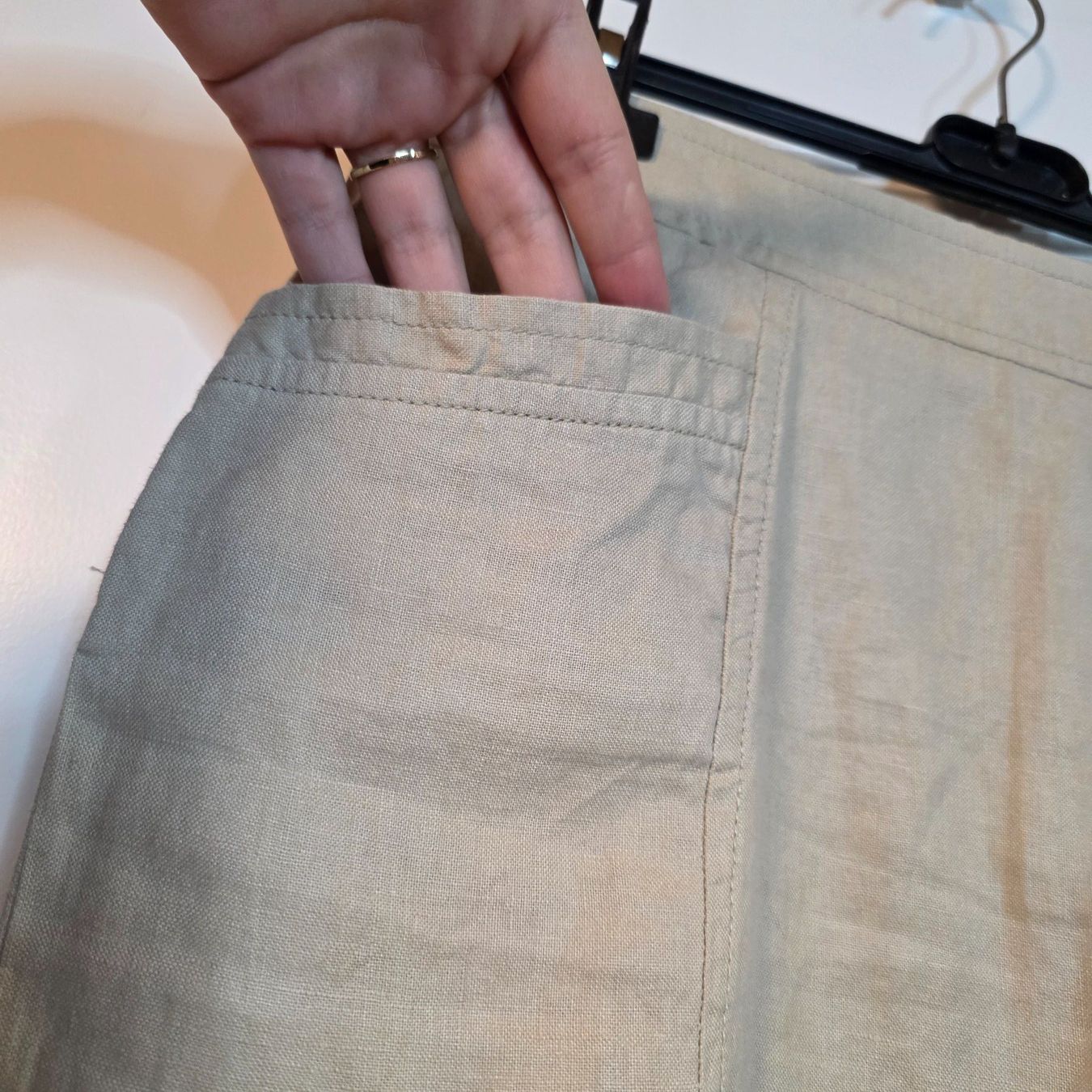 Röcke: OUI Leinenrock Beige – Gr. M, 100% Leinen – Gebraucht aus Wald ZH von CapLux 5