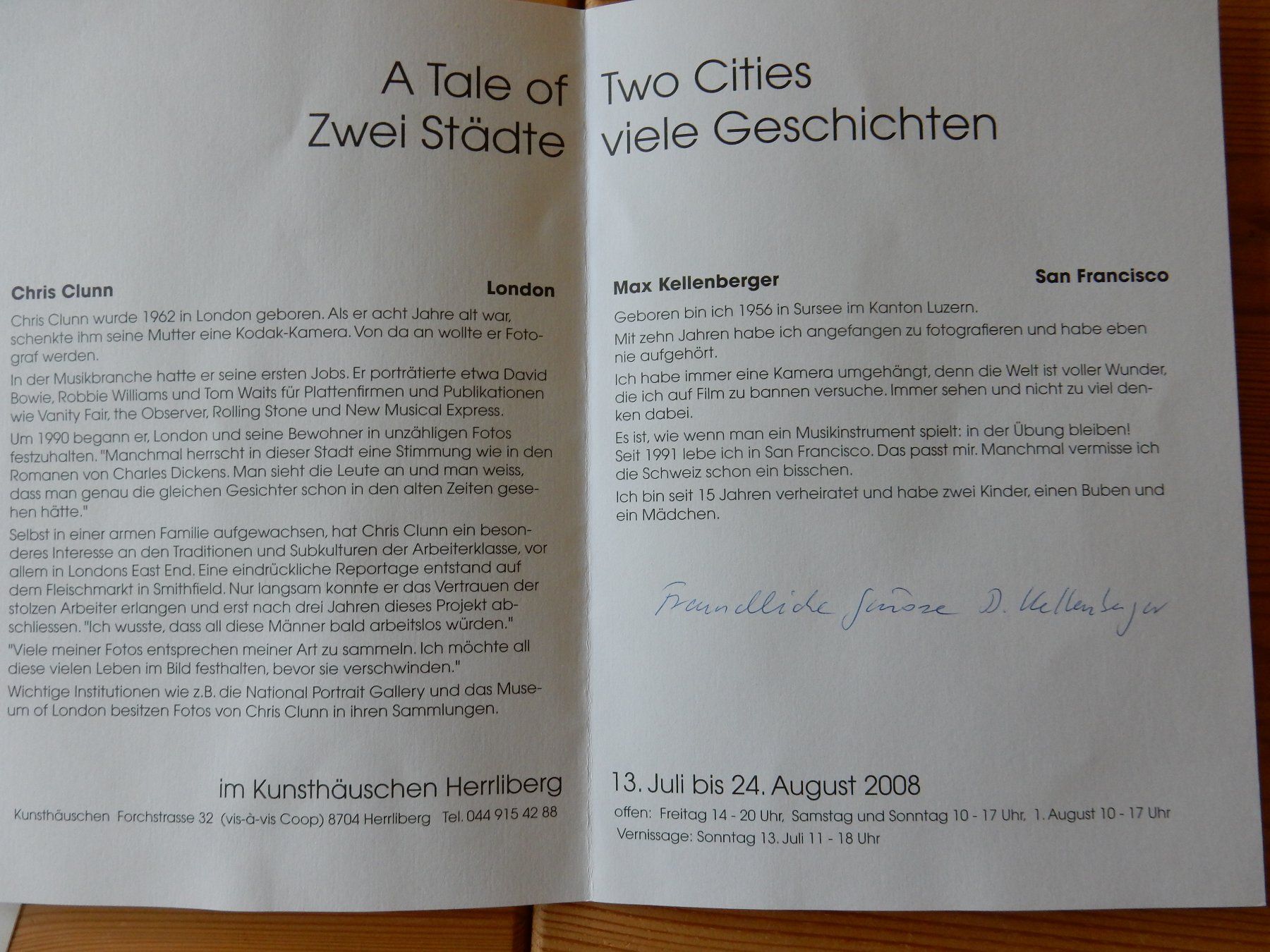 Documenti: Kunst Katalog Max Kellenberger – Nuovo (secondo la descrizione) da Jona venduto da JOberg_25 6