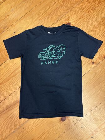 Namuk T-Shirt dunkelblau, Grösse 152/158 Merino Wolle