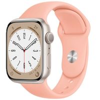Silikon Armband für Apple Watch 42/44/45/49mm Flesh Pink