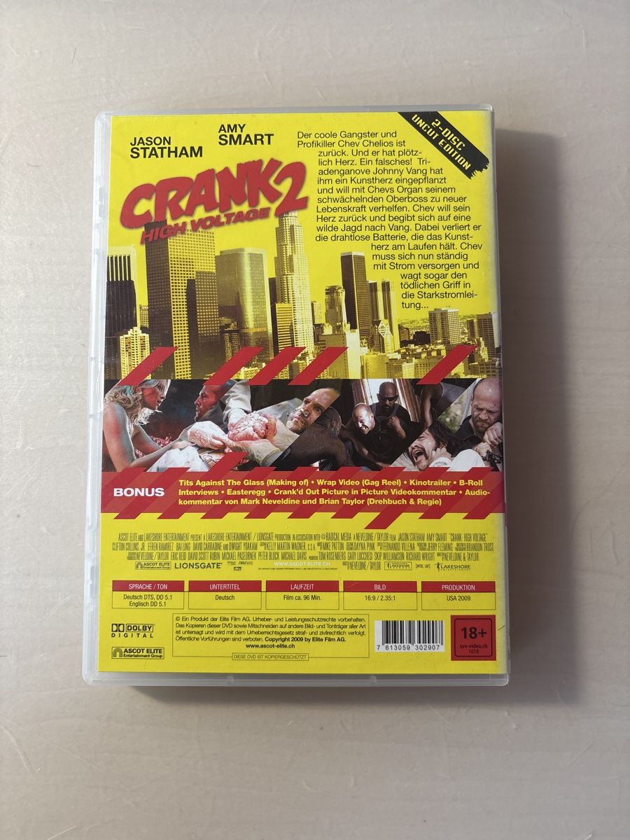 Alle DVDs: Crank 2 - High Voltage – Gebraucht aus Ruswil von Slivio_ 1