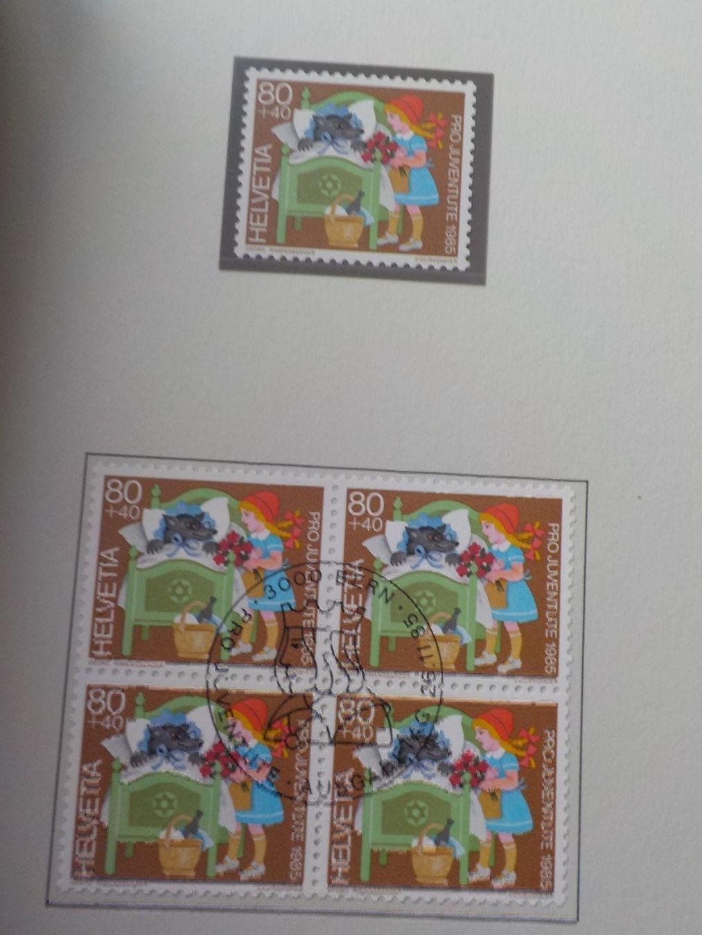Alle Briefmarken: 1985, Pro Juventute, Szenen aus Märchen – Neu (gemäss Beschreibung) aus Muri b. Bern von Ricardoverkauf 2