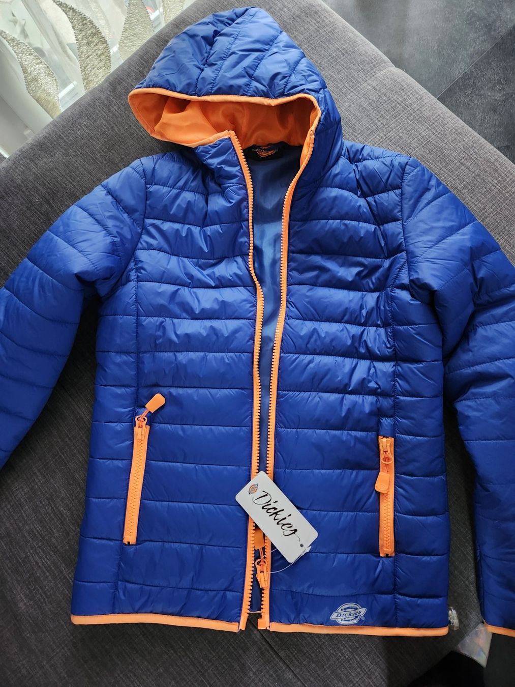 Dickies Giacche: Dickies Übergangsjacke, neu, Gr. S, Blau/Orange – Nuovo (secondo la descrizione) da Oftringen venduto da Leleni 1