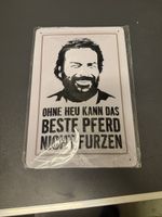 Blechschild mit Spruch