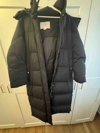Woolrich Daunenmantel Damen schwarz Grösse L neuwertig
