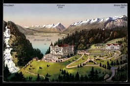 Giessbach, Panorama mit Hotel am Brienze
