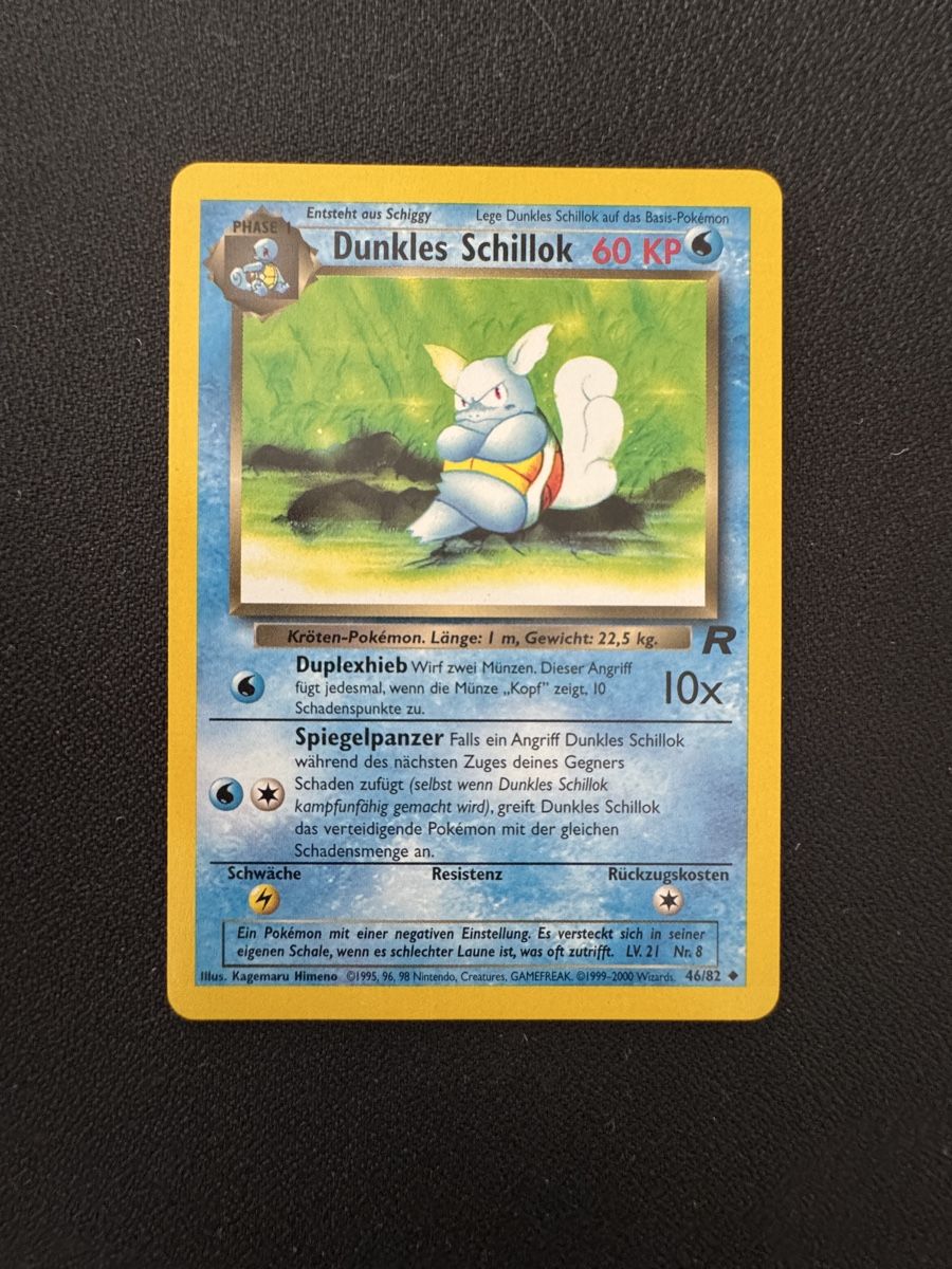 Pokémon Sammelbilder & Trading cards: Pokémon Dunkles Schillok 46/82 – Gebraucht aus Meinisberg von Knightdeals