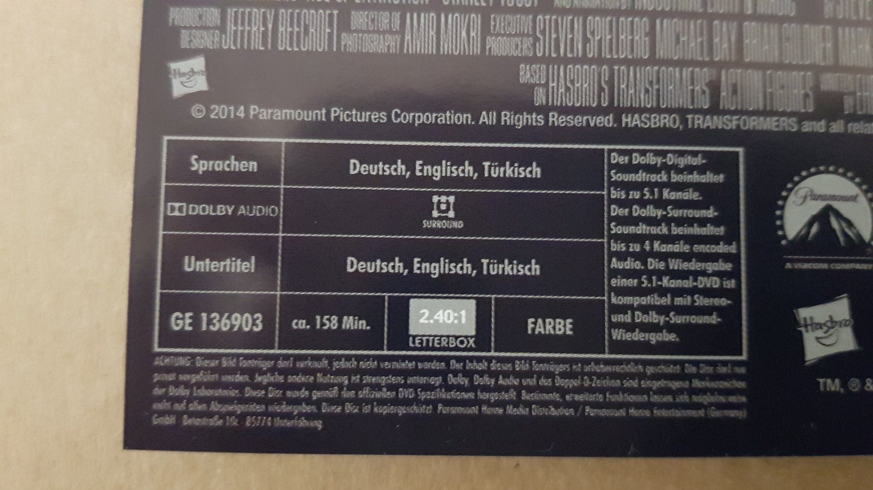 Tutti i DVDs: DVD Transformers Ära des Untergangs – Usato da Oetwil am See venduto da fineli2 1