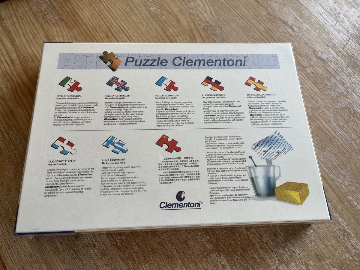 Clementoni Puzzle: Clementoni Puzzle Dylan 1000 Teile – Nuovo e nell'imballaggio originale da Eschenbach SG venduto da Joey-Li 2