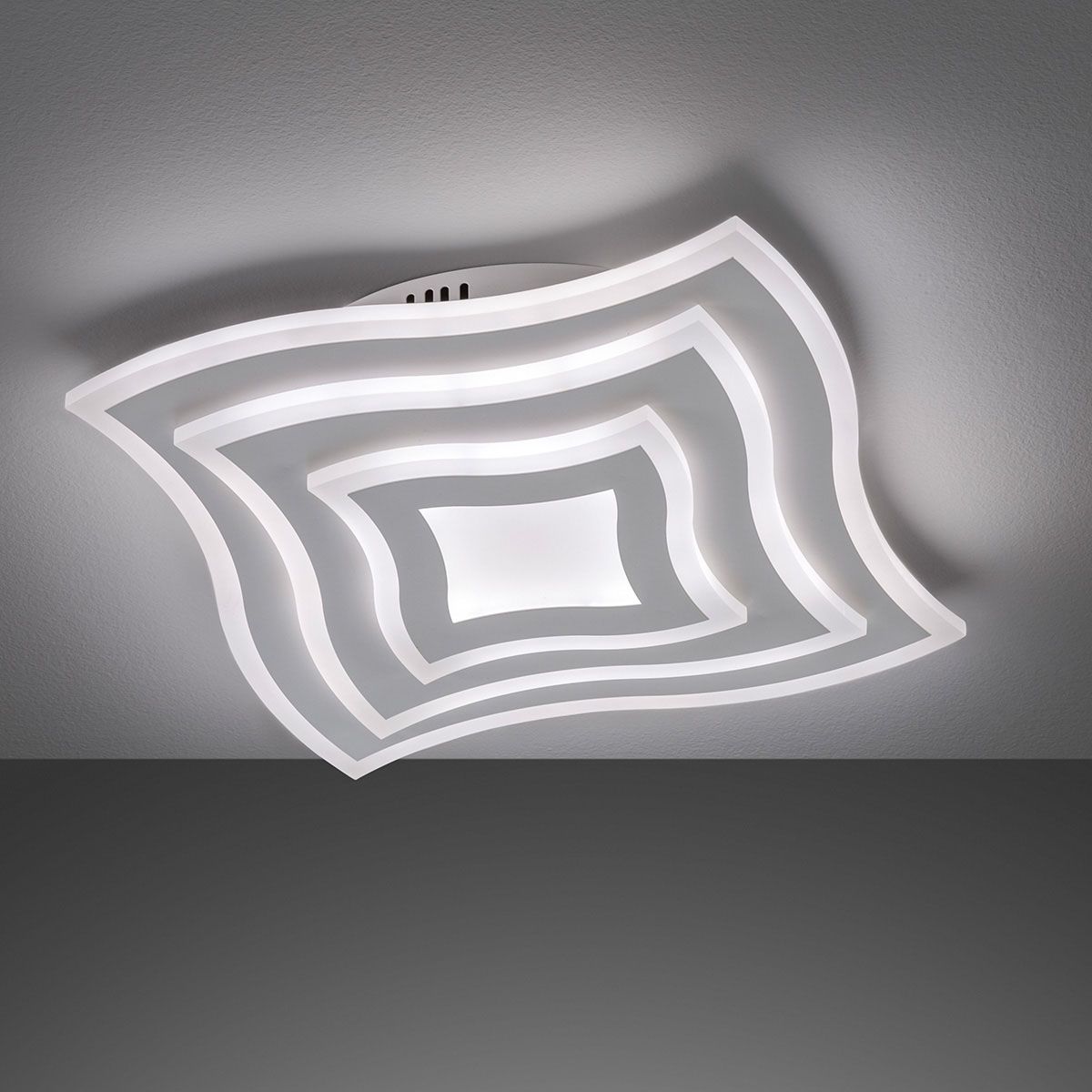 Kronleuchter & Deckenlampen: LED Deckenleuchte, Dimmer, 43 cm x 43 cm – Neu (gemäss Beschreibung) aus Kreuzlingen von Smart-Light