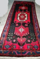 Orientteppich, original handgeknüpft, Wolle, Läufer 130x347