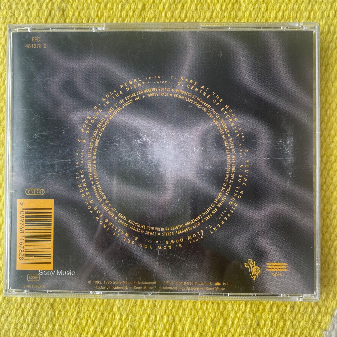 CD: OZZY OSBOURNE-22BIT SBM RE MASTER BARK AT THE MOON – Usato da Rorschacherberg venduto da CD-Roli 1