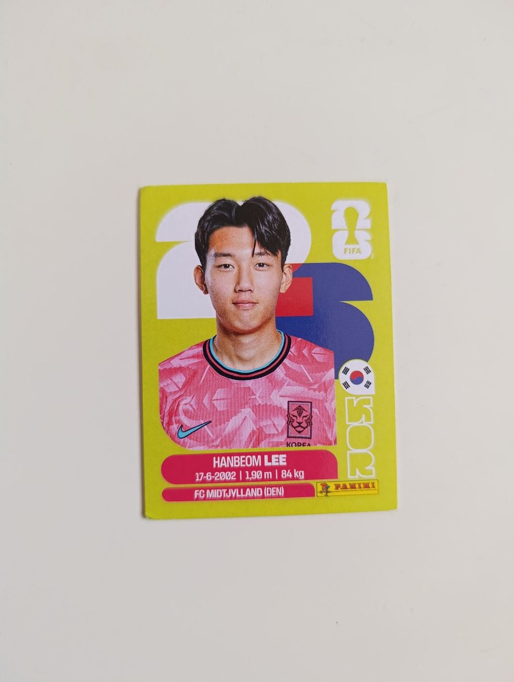 Panini Cartes à collectionner: Panini World Cup 2026 KOR 7 – Neuf (Voir description) à Lavey-Village par pas_7xd2