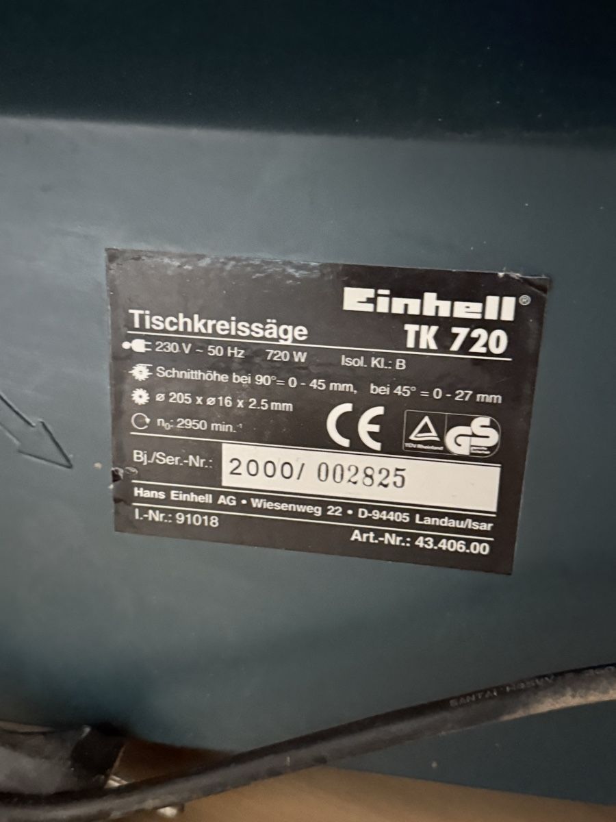 Einhell Scies: Einhell Kreissäge – D'occasion à Affoltern BE par _Kaeser_ 1