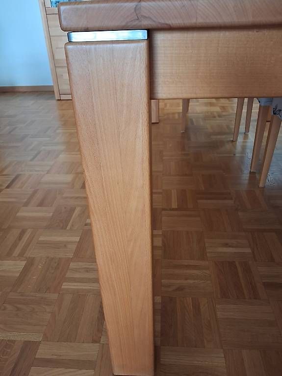 Tischset: Table en hêtre massif + 6 chaises  – Gebraucht aus Lausanne von Justy02 3