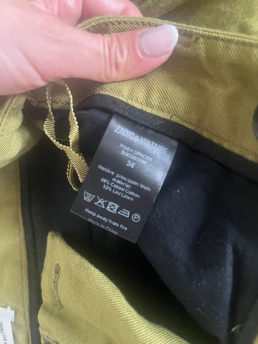 Completi & Tailleur: Zadig & Voltaire Anzug Khaki Gr. 36/34 – Usato da Riehen venduto da SalomeTramer 7