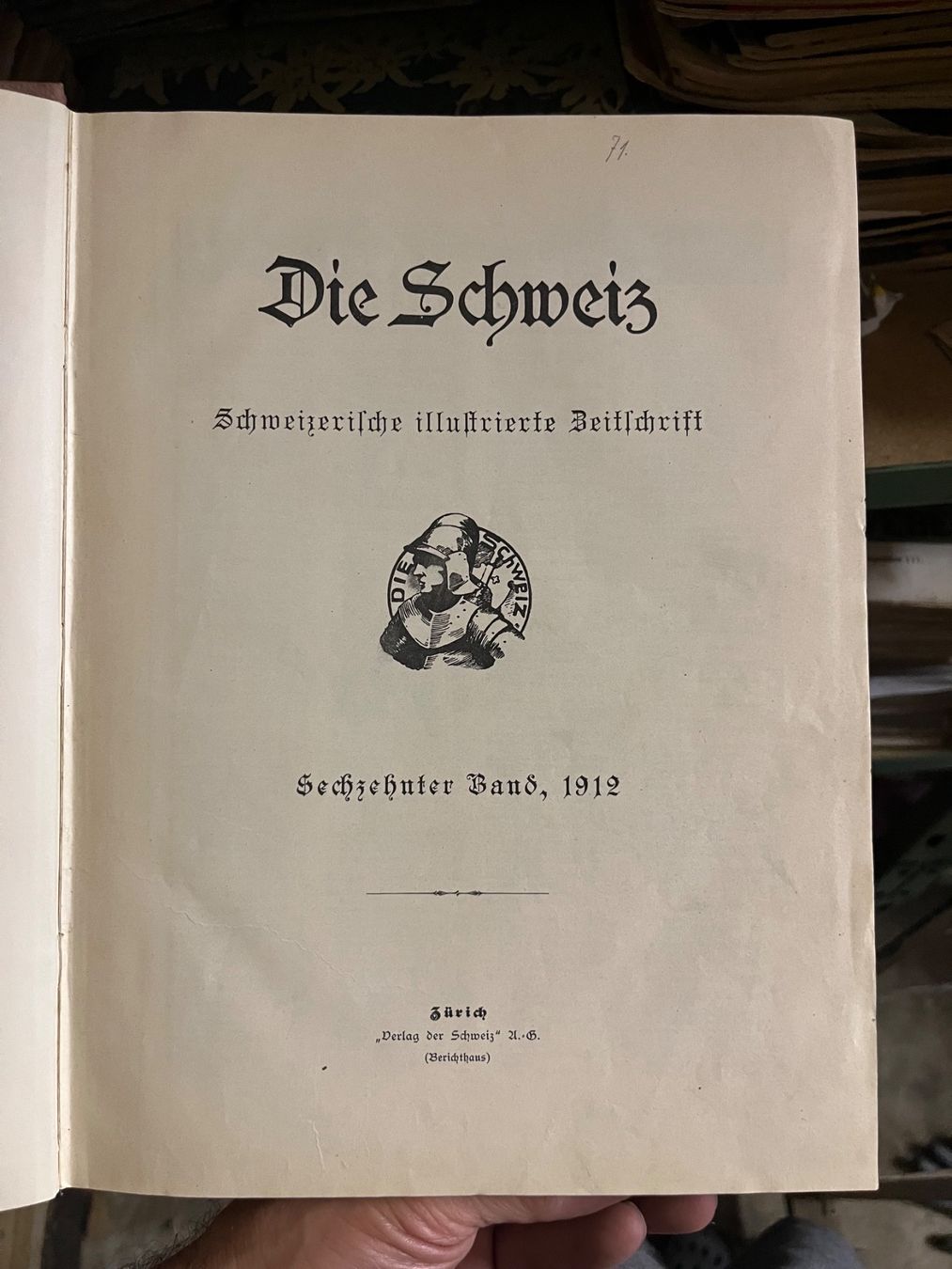 Bücher: buch, die schweiz , schweizer illustrierte 1912 – Gebraucht aus Emmenmatt von flyrecords