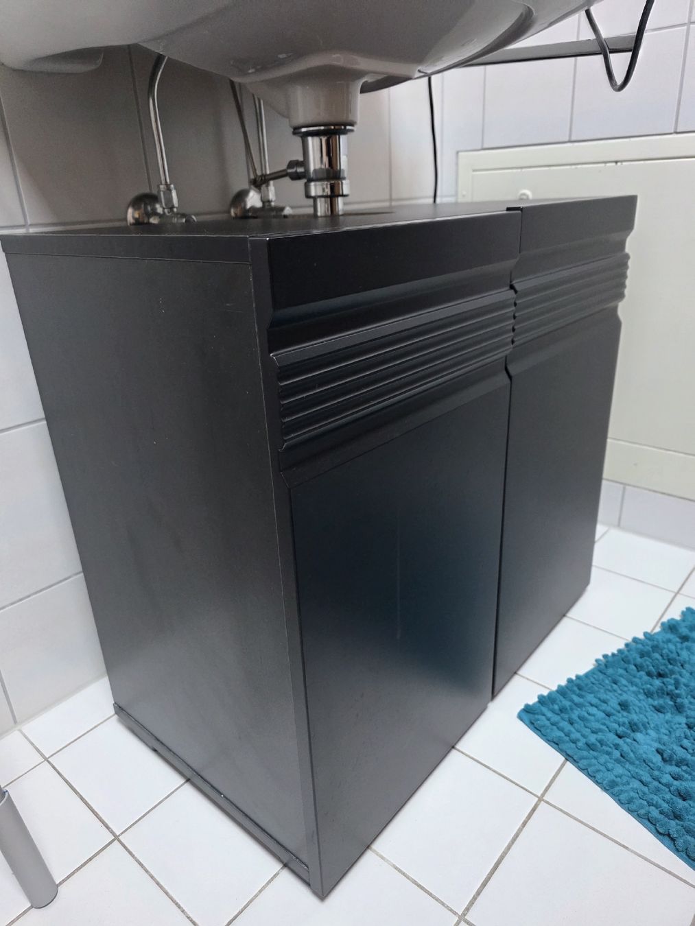 Mobili per bagno: Waschbecken/Lavabounterschrank Schwarz – Usato da Dietwil venduto da bianca94 3