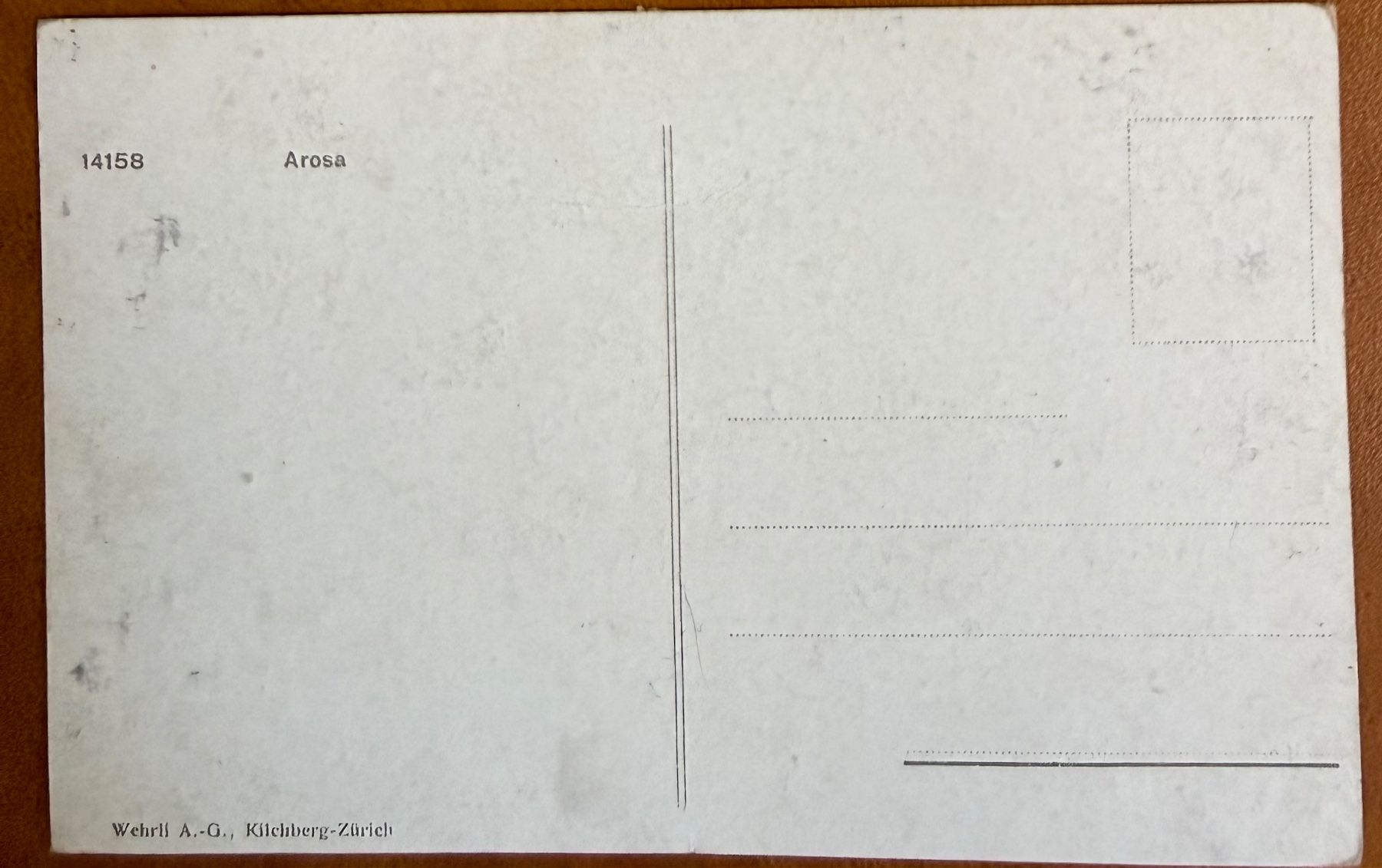 Cartes postales: Arosa - Map - Oberer See & Unterer See - AK – D'occasion à Lutry par Ediego 1