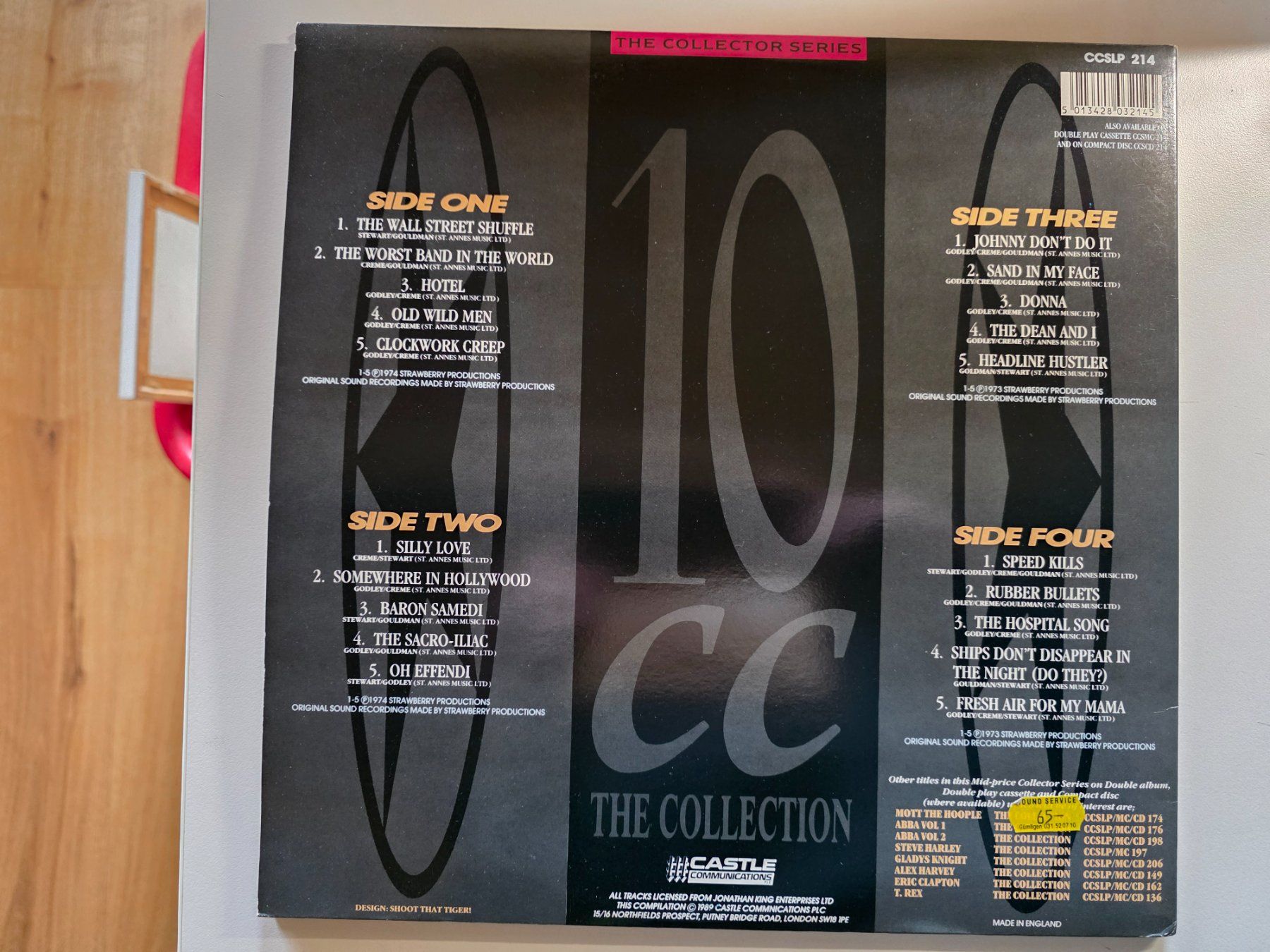 Dischi in vinile: Doppel Vinyl LP: 10CC - The Collection - 1989 – Usato da Walterswil BE venduto da Lonitti 2